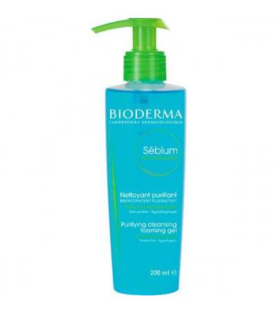 Очищающий пенящий гель для жирной кожи BIODERMA SEBIUM GEL MOUSSANT 200 мл BIODERMA