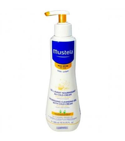 Очищающий увлажняющий гель для младенцев MUSTELA GEL LAVANT NOURRISSANT 300 мл MUSTELA