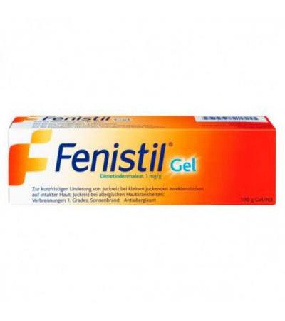 Охлаждающий гель с антиаллергическим агентом от зуда и жжения FENISTIL Gel 100 гр FENISTIL