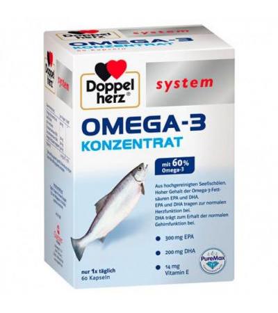 Омега-3 система концентрат Omega-3 konzentrat капсулы 60 шт DoppelHerz