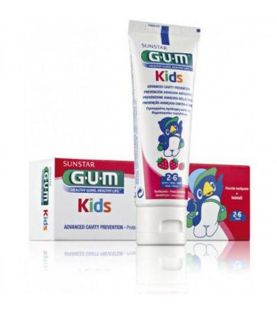 Паста зубная для Детей от 2 до 6 лет GUM KIDS 50 мл Sunstar