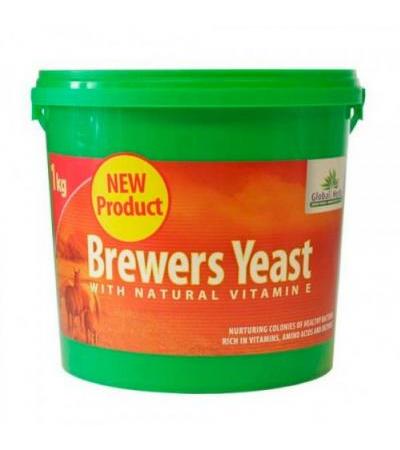Пивные дрожжи антиоксидант для лошадей Brewers Yeast 1кг (Equine) Global Herbs