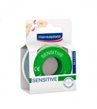 Пластырь для чувствительной кожи HANSAPLAST Fixierpfl.Sensitive 2,5 cm x 5 m HANSAPLAST