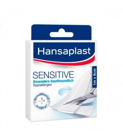 Пластырь для чувствительной кожи HANSAPLAST Sensitive Pflaster 8 cm x 1 m HANSAPLAST