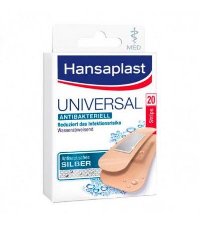 Пластырь универсальный полоски HANSAPLAST med Universal Strips 20 шт HANSAPLAST