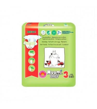 Подгузники MIDI 3 5-8 кг 50 шт Muumi Baby