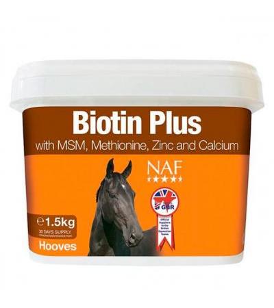 Подкормка для копыт лошади NAF Biotin Plus 1500 гр NAF