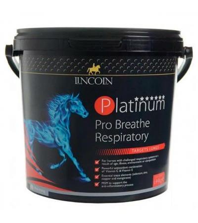 Подкормка для лошадей с проблемами дыхательных путей Lincoln Platinum Pro Breathe Respiratory 1440 гр Lincoln