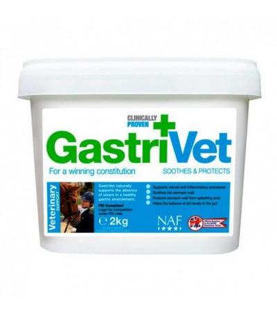 Подкормка для лошади успокаивает и защищает стенки желудка NAF GastriVet 2 кг NAF