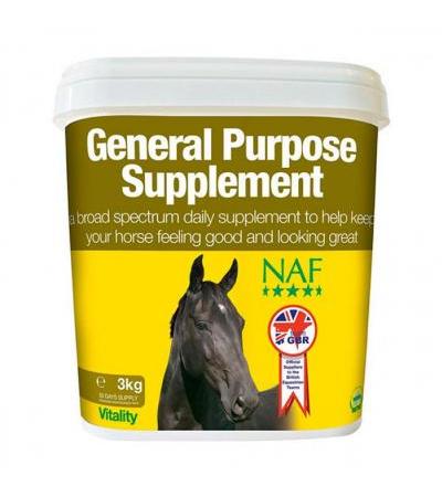 Подкормка для поддержания хорошего состояния лошадей NAF General Purpose Supplement 3000 гр NAF