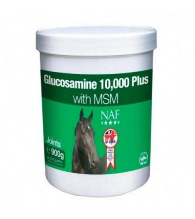 Подкормка для поддержания здоровых суставов лошади NAF Glucosamine 10,000 Plus MSM 900 гр NAF