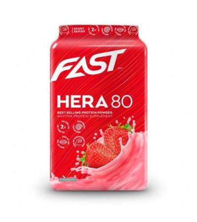 Порошок белковой сыворотки с клубникой HERA80 600 гр FAST