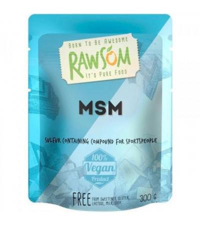 Порошок серы для суставов и мышц MSM POWDER 300 гр Rawsom