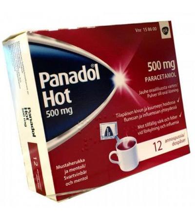 Порошок жаропонижающий PANADOL HOT 500 МГ 12 пакетиков GlaxoSmithKline