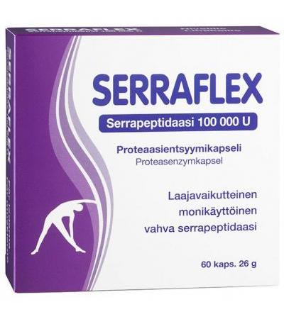 Препарат для мышц и суставов Serraflex 60 капсул Hankintatukku