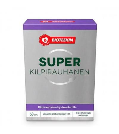 Препарат для щитовидной железы Super Kilpirauhanen 60 капсул Bioteekki