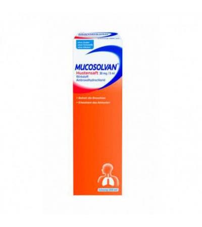 Препарат лазолван от кашля MUCOSOLVAN Saft 30 mg/5 ml 250 мл MUCOSOLVAN