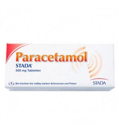 Препарат от боли и лихорадки PARACETAMOL STADA 500 mg Tabletten 10 шт Stada