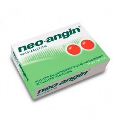 Препарат от боли в горле без сахара NEO ANGIN Halstabletten 24 шт NEO ANGIN