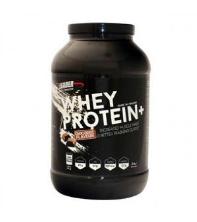 Протеиновый порошок со вкусом какао WHEY PROTEIN + CHOCOLATE 2000 гр Leader