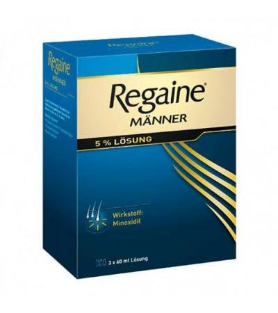 Раствор для мужчин от выпадения волос REGAINE Männer Lösung 3 X 60 мл REGAINE