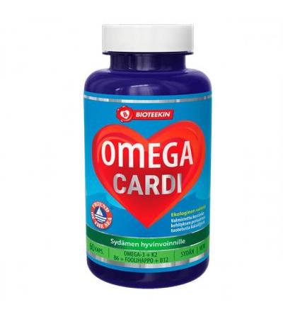 Рыбий жир для сердца Omega Cardi 60 капсул Bioteekki