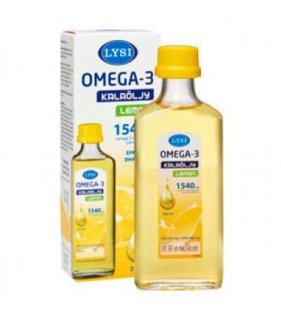 Рыбий жир жидкий с лимоном Омега-3 kalaoljy lemon 1540 mg 240 мл LYSI