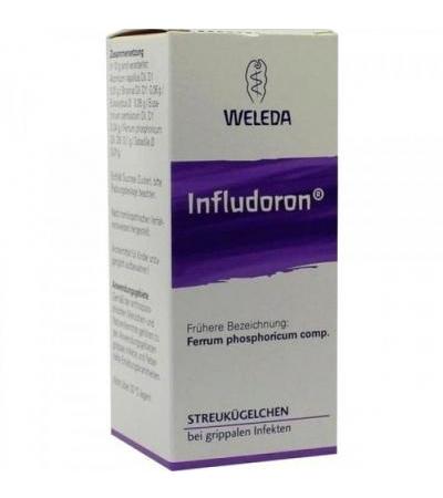 Шарики от простуды гриппа и инфекций INFLUDORON Streukügelchen 50 гр Weleda