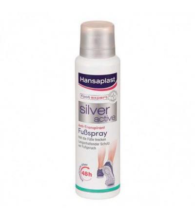Спрей антиперспирант для ног HANSAPLAST Silver Active Fußspray 150 мл HANSAPLAST