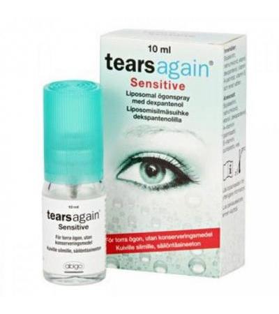 Спрей для увлажнения чувствительных глаз TEARSAGAIN SENSITIVE 10 мл Sabora