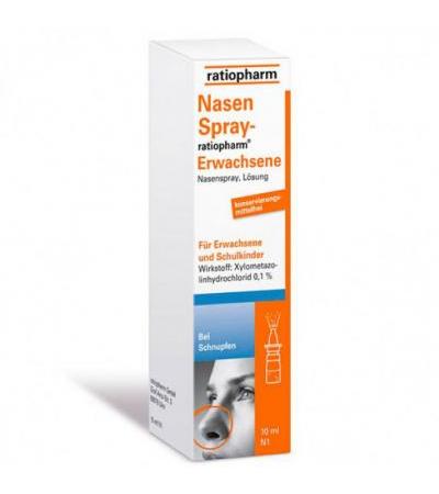 Спрей от насморка Nasenspray Ratiopharm Erwachsene 10 мл RatioPharm