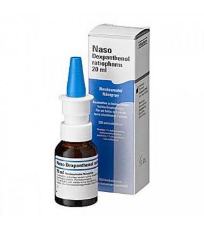 Спрей от насморка с декспантенолом NASO DEXPANTHENOL 20 ML RatioPharm