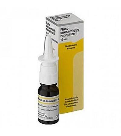 Спрей от насморка с кунжутным маслом Naso-Seesamiöljy 10 ML RatioPharm