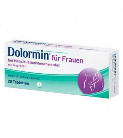 Средство от боли для женщин DOLORMIN für Frauen Tabletten 20 таблеток Dolormin