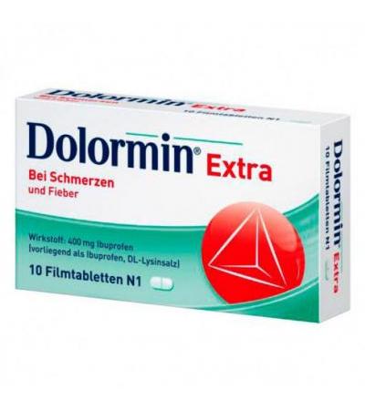 Средство от боли DOLORMIN Extra Filmtabletten 10 таблеток Dolormin