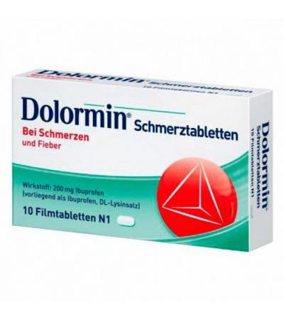 Средство от боли DOLORMIN Filmtabletten 10 таблеток Dolormin