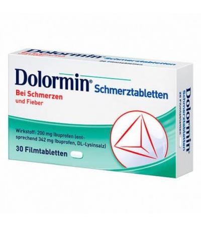 Средство от боли DOLORMIN Filmtabletten 30 таблеток Dolormin