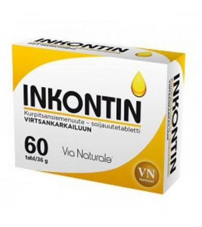 Средство от недержания мочевого пузыря Inkontin 60 таблеток Via Naturale