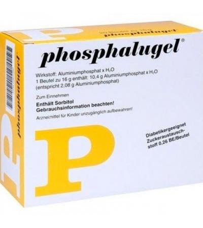 Суспензия от изжоги в пакетиках Phosphalugel Btl. Susp.z.Einnehmen 20 шт Astellas Pharma