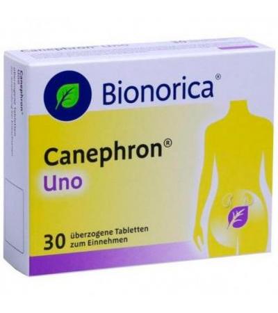 Таблетки без покрытия от цистита CANEPHRON Uno überzogene Tabletten 90 шт Bionorica