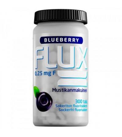 Таблетки Фторида натрия со вкусом черники FLUX BLUEBERRY 0,25 мг 300 шт Actavis