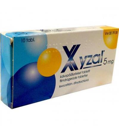 Таблетки от аллергии покрытые оболочкой Xyzal 5 мг 28 шт. UCB