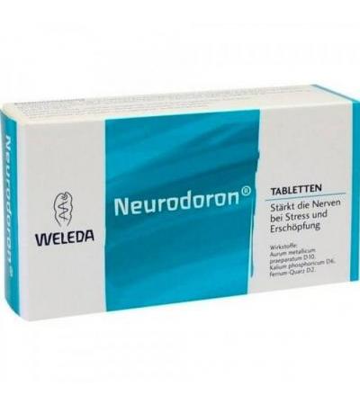 Таблетки от стрессов и усталости Weleda NEURODORON Tabletten 80 шт Weleda