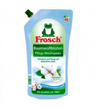 Умягчитель для стирки белья хлопок Frosch Weichspüler Baumwollblüten 1000 мл Frosch