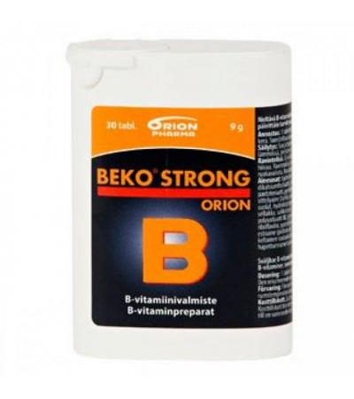 Витамин B BEKO STRONG 30 таблеток Orion