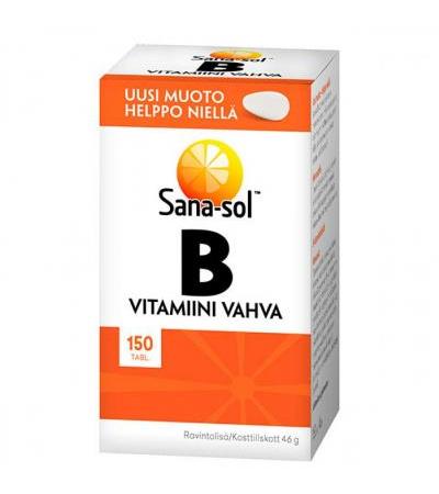 Витамин B Vitamiini Vahva B 150 таблеток Sana-Sol