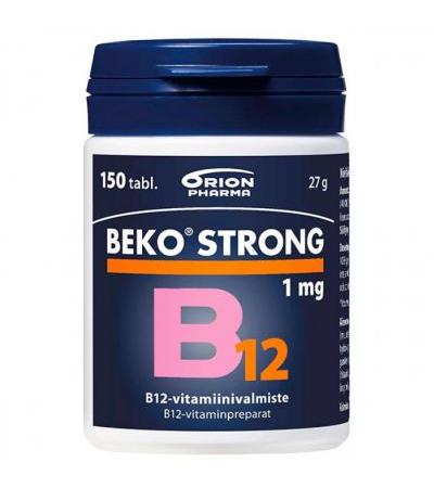 Витамин BEKO STRONG B12 1 мг 150 таблеток Orion