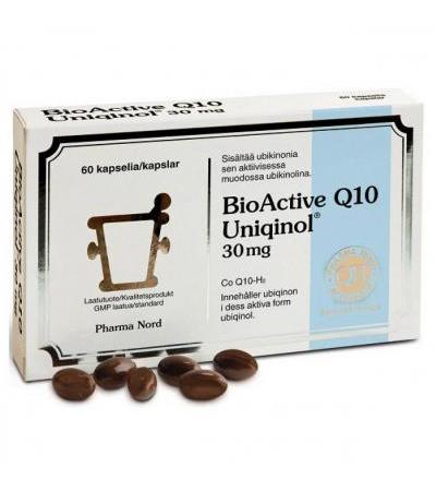 Витамин BioActive Q10 Uniqinol 30 mg 60 капсул Pharma Nord