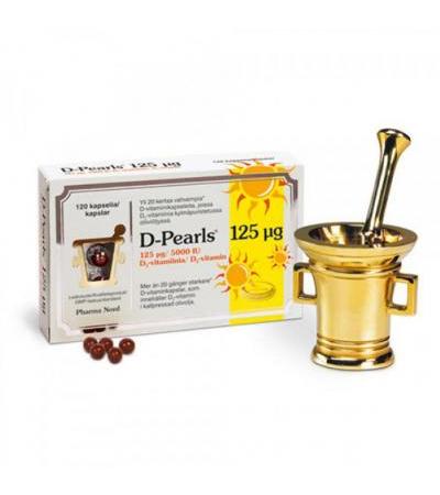 Витамин D-Pearls 125 µg 40 капсул Pharma Nord