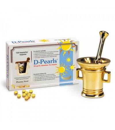 Витамин D-Pearls 20 µg 120 капсул Pharma Nord